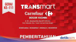 Transsmart heeft een pal(l)et aan slimme en kostenbesparende verzendoplossingen. Pembukaan Transmart Carrefour Yasmin Bogor Ditunda