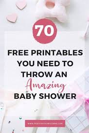 Don't forget to pick up a few great baby shower game prizes when you're shopping for shower supplies! 70 Free Baby Shower Printables