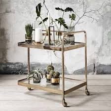 Tisch Trolley Messing Und Glas Von Nordal Servierwagen Goldener Servierwagen Barwagen