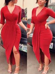 Deep V Ruched Tulip Hem Party Dress Simple Dresses Party Dress Long Bodycon Dress