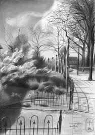 Artists that do this as a profession invest even more into this if they want to keep improving. Vossendijk 09 04 19 Sold Corne Akkers Art Works Drawings Illustration Landscapes Nature Cityscapes Other Cityscapes Artpal