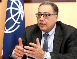 Hafez Ghanem et Sérgio Pimenta, vice-présidents régionaux du Groupe de la  Banque mondiale pour l'Afrique, en visite à Kinshasa