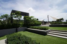 From the gate entrance to the last pillar, the gardens intends to engulf itself in vegetation. Gardens Bundusan Projects Ktda Ktda