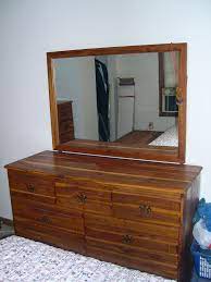 A modern bedroom set with 15 items: Cedar Bedroom Furniture Mom And Dad Bought In Early 1960s Set Included This Dresser A Chest Of Furniture Design Living Room Furniture Bedroom Furniture Beds
