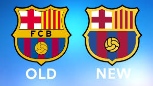 The top quarters contain the st. Fc Barcelona Andert Vereinslogo Eurosport