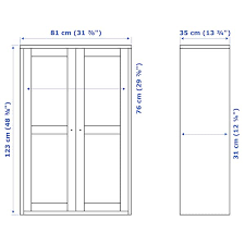 We dare to say that our tall kitchen cabinets, with their range of heights, widths, depths and colors, fits in much any kitchen. Havsta Grey Glass Door Cabinet 81x35x123 Cm Ikea