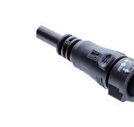 X-lok, Middle Size, Plastic, 10a+5a, 08 Pins, Female Connector, Female  Contact, Straight, Push Lock, Overmolded, Length 5000mm, Ip68