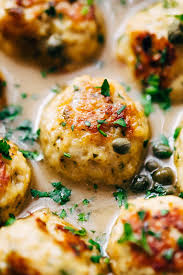 Rustic Chicken Piccata Meatballs Recipe Little Spice Jar Recipe In 2020 Chicken Piccata Recipes Food