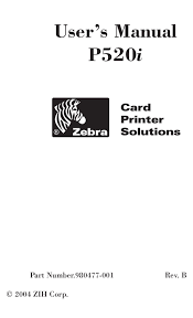 Find information on zebra zd220/zd230 direct thermal desktop printer drivers, software, support, downloads, warranty information and more. Zebra P520i User Manual Pdf Download Manualslib