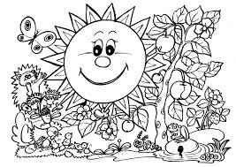 There's no better cure for cabin fever than printing and coloring our free coloring pages for kids. Nature Pictures To Color Coloring Home