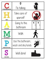 Champs Behavior And Expectations Chart Bathroom