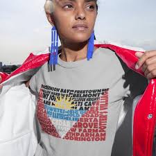 Antigua Stencil Womens Short Sleeve T Shirt In 2019