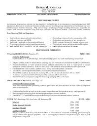 chemistry resume sample] amazing