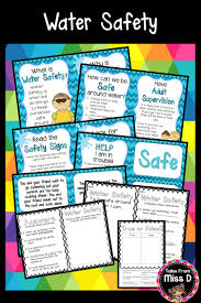 This Pack Contains Resources To Teach Your Students About Water Safety The Pages Can Be Bound Togethe Water Safety Safety Lesson Plans Water Safety Activities