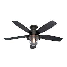 Hunter's damp rated ceiling fans are engineered to withstand the outdoor elements without sacrificing designer style and powerful airflow. Hunter Fan Alleghany 52 Indoor Outdoor Ceiling Fan Ceiling Fan Ceiling Fan With Light Bronze Ceiling Fan