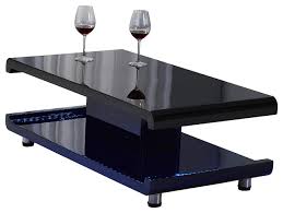 This coffee table is a clean, distinguished and refined addition to your home's decor perfect for any of your spaces. Ultra Modern Coffee Table Unique Shape With Multi Colors Led Lights Transitional Armoires And Wardrobes By Decor Love Houzz