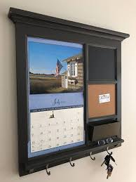 Home Decor Wall Lang Calendar Front Loading Mail Organizer Family Planner Storage Shelf Bulletin Board Cork Chalk Board Keyhook Mail Holder Wall Calendar Organizer Mail Organizer Mail Organizer Wall