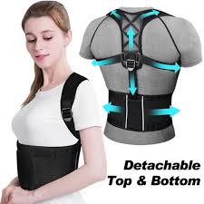 Similar to how a cast can help. Posture Corrector Adjustable Posture Corrector Back Brace Lumbar Support Belt For Women And Men 3 Wearing Modes 2 Functions Walmart Canada