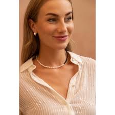 Naszyjniki z pereł słodkowodnych naturalnych