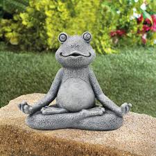 Check spelling or type a new query. Yoga Frog Statue Resin Garden Decor Life Changing Products