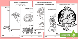 It also features an outline of the word 'fireworks' for them to colour, making it perfect for marking any national or cultural celebration that features fireworks, including bonfire night, diwali or fourth of july.simple to download, and you can print out as. Ganpati Ganesha Colouring Sheets Teacher Made