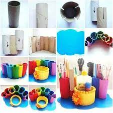 Porte Stylo Diy Craft Tutorials Paper Roll Crafts Craft Tutorials