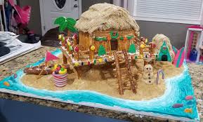 Tiki Island Gingerbread House Gingerbread House Decorations Christmas Gingerbread House Gingerbread