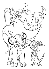 Dibujos Para Colorear Del Rey Leon