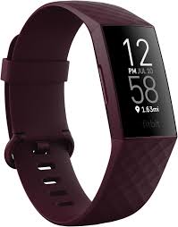 Fitbit Charge 4 Fitness and Activity Tracker with Built-in GPS, Heart Rate,  Sleep & Swim Tracking, Rosewood/Rosewood, One Size (S &L Bands Included) :  Sports & Outdoors