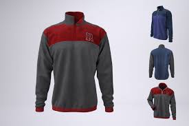 Download Half Zip Fleece Track Jacket Mock Up By Sanchi477 On Envato Elements Track Jackets Jackets Half Zip