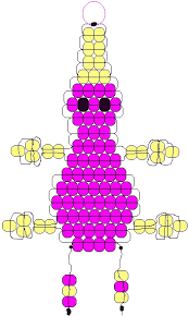 Platypus Pony Beads Pattern Pony Bead Crafts Pony Bead Animals Pony Bead Patterns