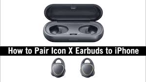 How To Pair Samsung Gear Icon X Earbuds To An Iphone Youtube