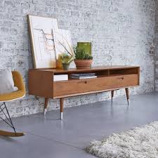 Mueble Tv En Teca Magda 50 S Venta Mueble Tv Salon Tikamoon Living Room Tv Stand Living Room Tv Furniture