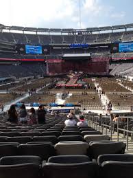 Metlife Stadium Section 124 Row 34 Seat 2 One Direction