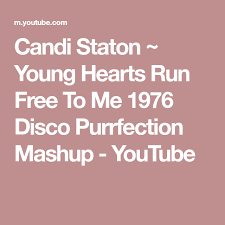 Candi Staton Young Hearts Run Free Single Candi Staton Young Hearts Run Free To Me 1976 Disco Purrfection Mashup Youtube Mashup Disco Free