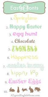Handwriting fonts are written with a pen, pencil, or marker. A Typical English Home Best Free Easter Fonts Easter Fonts Scrapbook Fonts Lettering Fonts