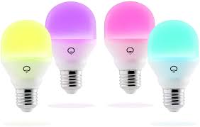 Lifx Mini 800 Lumen Led Light Bulb Hb4l3a19mc08e26 Multi Colored 4 Pack 120 Volts 9w New In 2020 Led Light Bulb Light Bulb Led Lights