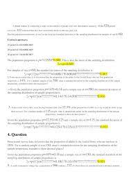 Math 225 Central Limit Theorem For Proportions Week 5 Assignment Complete Solutions 2019 20 Limit Theorems Theorems Math