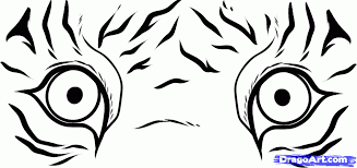 How To Draw Tiger Eyes Step By Step Rainforest Animals Animals Free Online Drawing Tutorial Added By Dawn November Tiger Drawing Tiger Painting Drawings