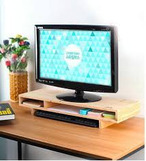 Apple Monitor Stand File Cabinet Wooded Office Desk Storange Christmas Gifts For Him Her Monitor Stand Monitor Stand Diy Wood Office Desk