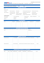 I thought now bank like rhb provide study loan? Corporate Commercial Bank Loan Application Form