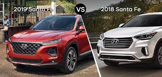 Known for value, santa fe is the biggest suv in the hyundai lineup, 8.5 inches longer than the santa fe sport. 2019 Hyundai Santa Fe Chicago Vs 2018 Hyundai Santa Fe Family Hyundai