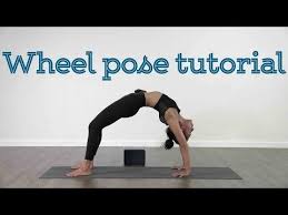 Wheel Pose Yoga Tutorial Urdhva Dhanurasana For Beginners Youtube Wheel Pose Yoga Difficult Yoga Poses Wheel Pose