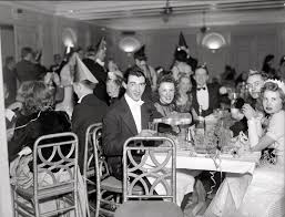 New Year S Celebration 1940 New Year Celebration Newyear Vintage Holiday