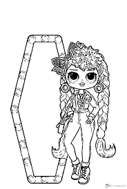 Lol surprise omg dolls coloring pages. Lol Omg Coloring Pages Free Printable New Popular Dolls