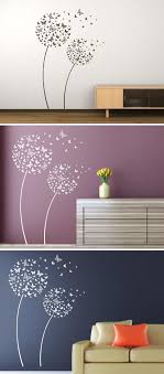 Wandtattoo Schmetterlingsblumen Wandtattoo Blumen Dekorative Wandmalereien Wandtattoo Wohnzimmer