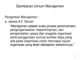 Pengertian manajemen menurut para ahli. Bab I Manajemen Dan Manajer Ppt Download