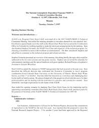 1 The National Atmospheric Deposition Program (NRSP-3) Technical Committee  Meeting October 6