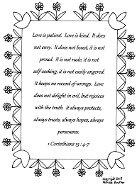 But the greatest of these is love. 1 Corinthians 10 13 Coloring Pages For Kids Inerletboo