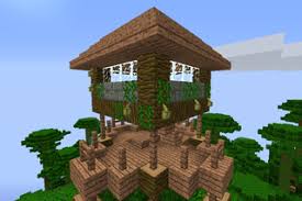 You can make a house of any type using different blocks and materials. Awesome Minecraft Jungle Treehouse 8 Steps Instructables